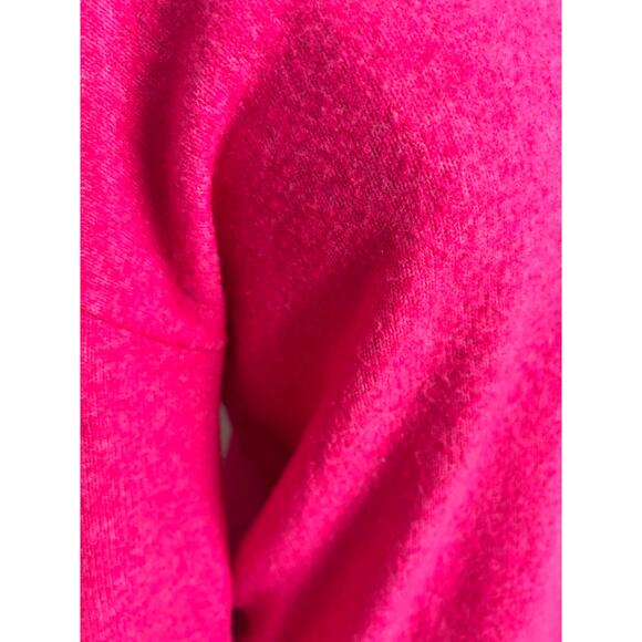 Loft Women’s Hot Pink V-neck Sequin Stars Sweater Small - Picture 3 of 9
